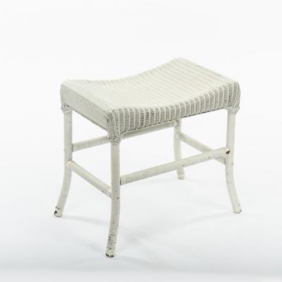 A Lloyd Loom stool and other furniture 2de515