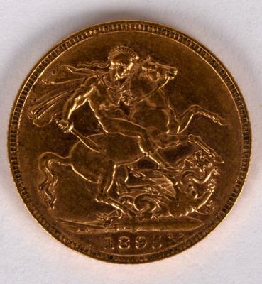 A Queen Victoria gold sovereign  2de59e