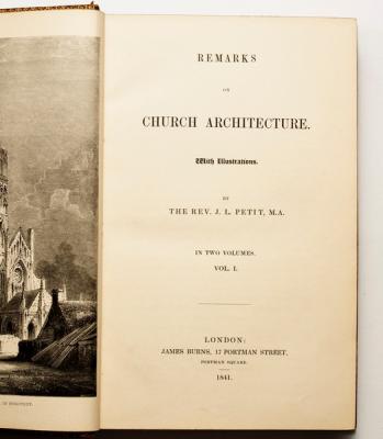 Petit (J L) Remarks on Church Architecture,