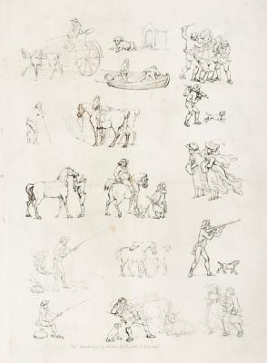 Rowlandson T Outlines of Figures 2de600