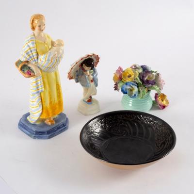 A Royal Worcester figure Flower 2de637