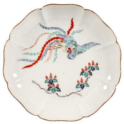 A Japanese Kakiemon plate, probably