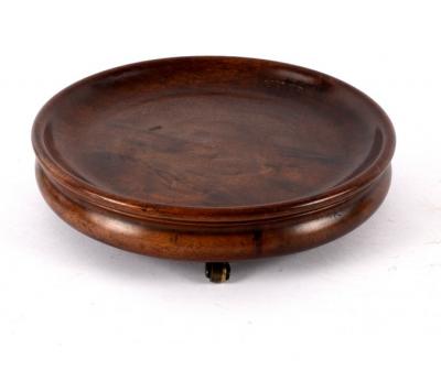 A Georgian circular mahogany coaster 2de6d6