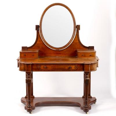 A Victorian mahogany dressing table