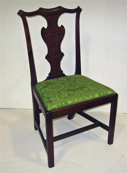 Chippendale mahogany side chair 4972a