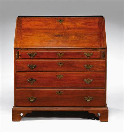 Chippendale walnut slant front 4972d