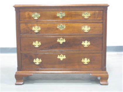 Chippendale walnut chest of drawers 49734