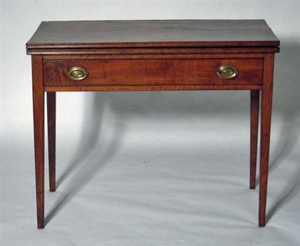 Federal mahogany card table  4973b