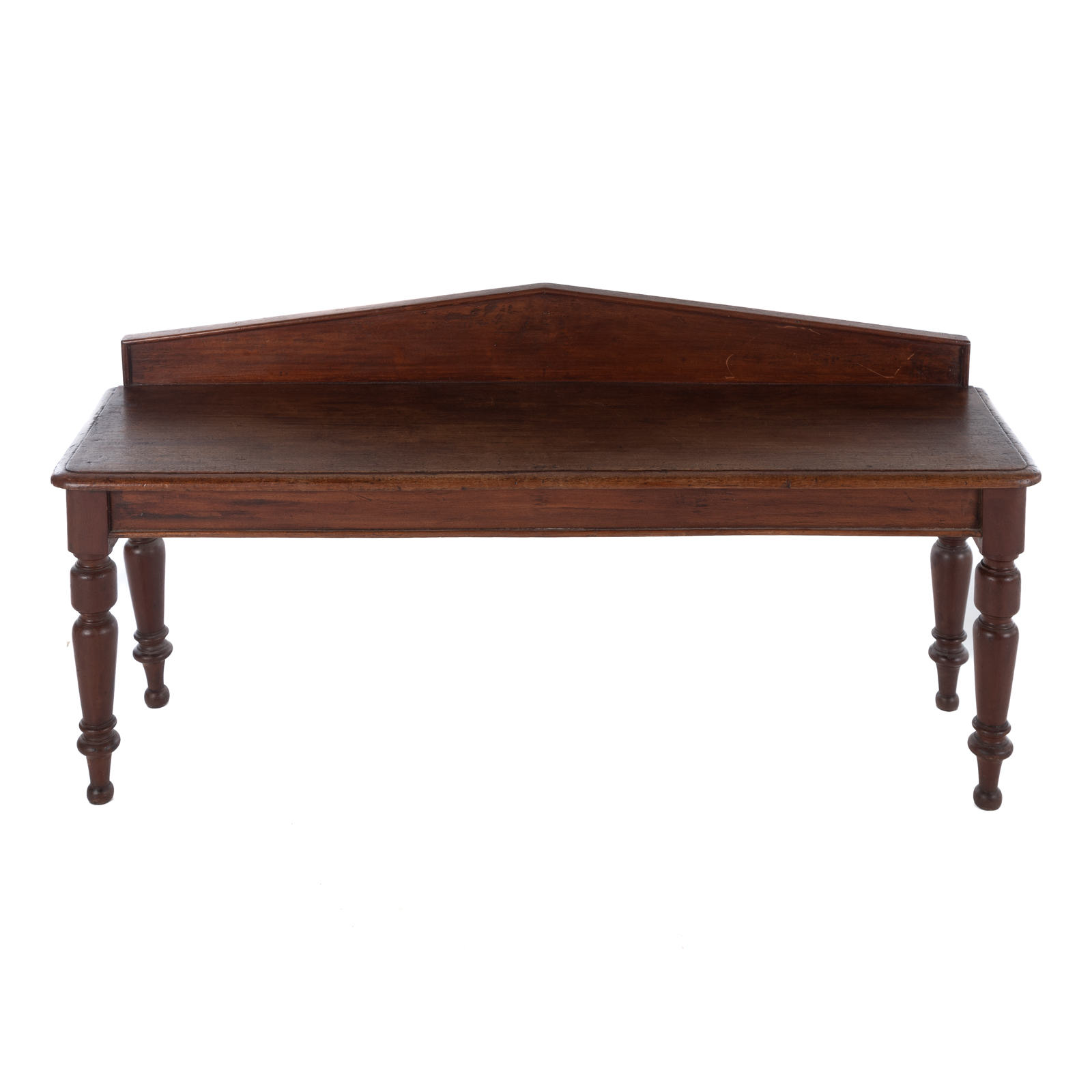 CONTINENTAL STYLE MAHOGANY BENCH