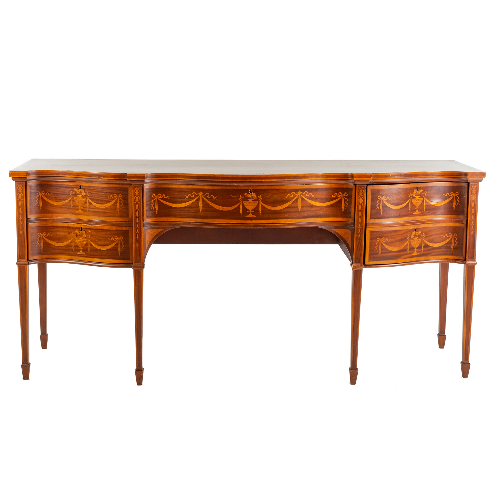 EDWARDIAN MAHOGANY INLAID SIDEBOARD 2de897