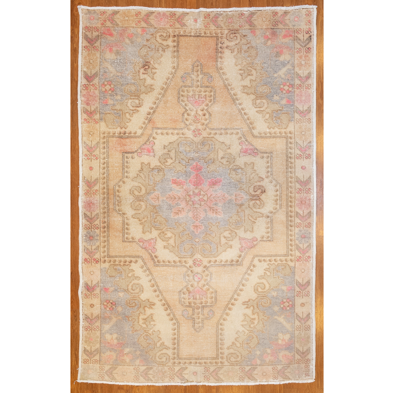 SEMI ANTIQUE OUSHAK RUG TURKEY  2de8d5