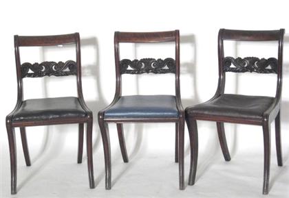 Three Classical carved mahogany 4974f