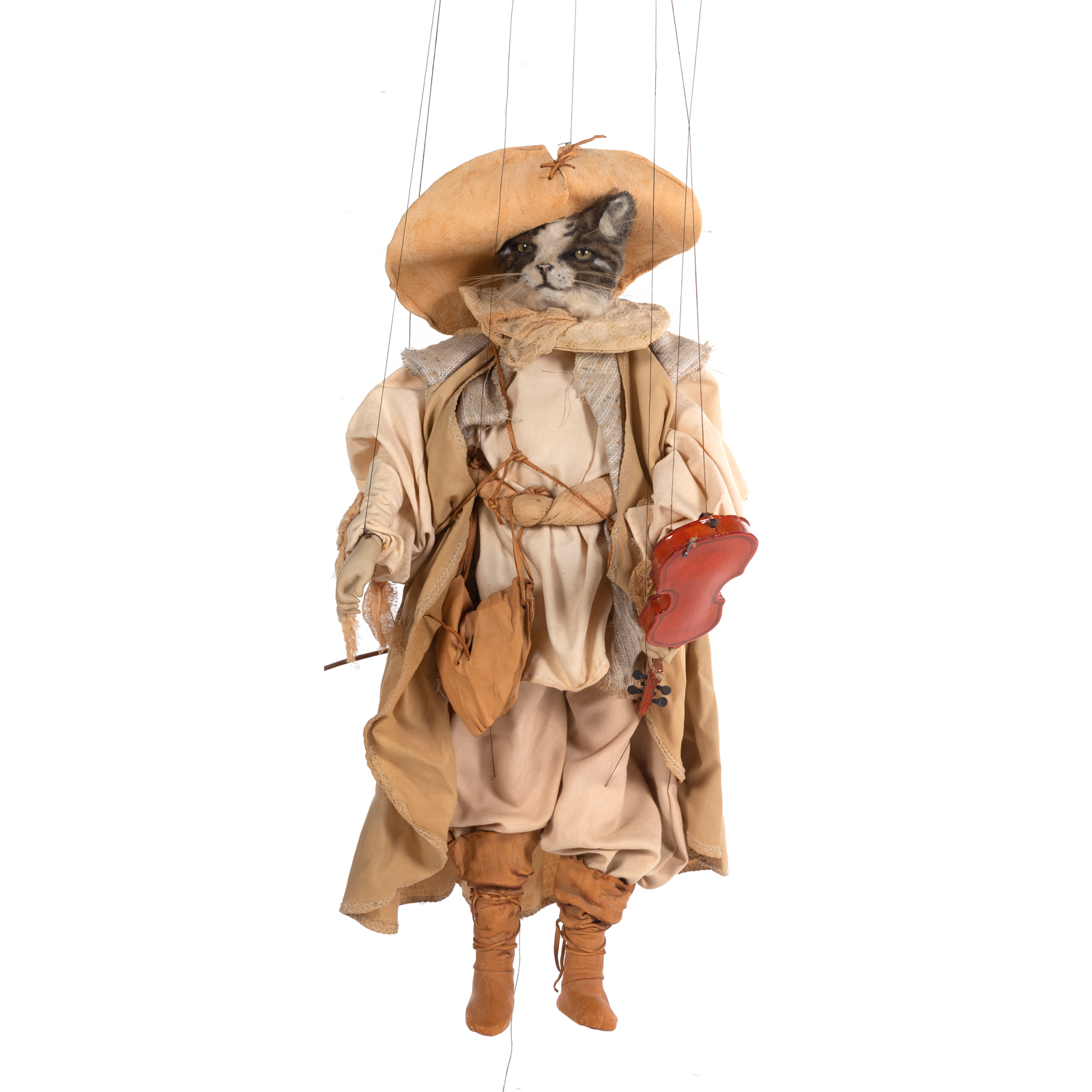 FRENCH "PUSS IN BOOTS" MARIONETTE