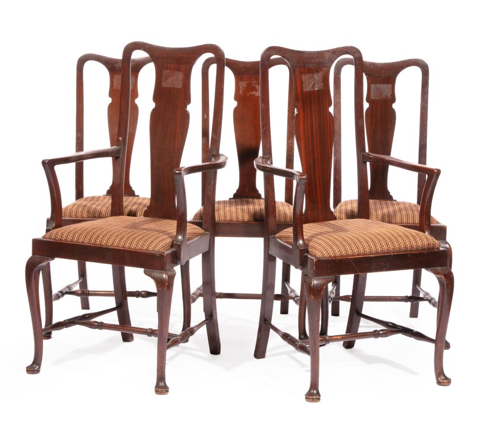 THIRTEEN QUEEN ANNE STYLE MAHOGANY 2dea66