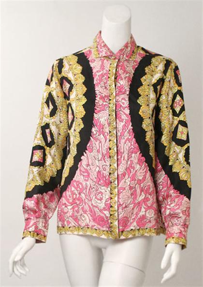 Emilio Pucci silk twill blouse