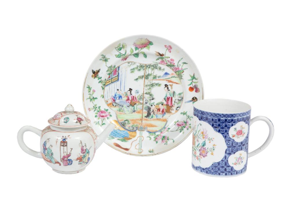 CHINESE EXPORT FAMILLE ROSE PORCELAIN