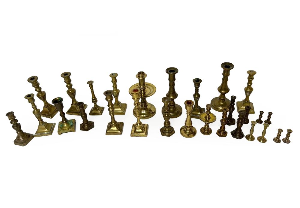 LARGE COLLECTION OF MINIATURE BRASS