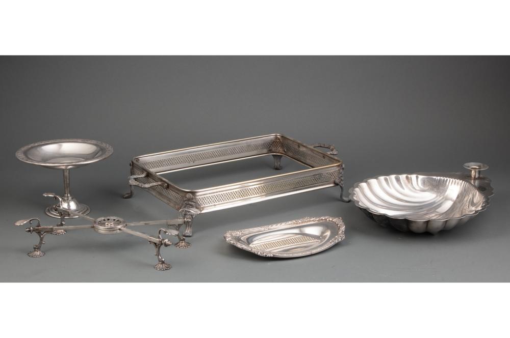 GROUP OF SILVERPLATE ITEMSGroup