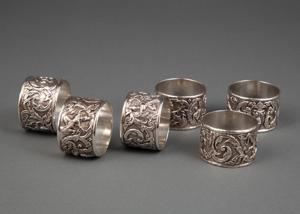 SIX SOUTHEAST ASIAN STERLING SILVER 2dec4f