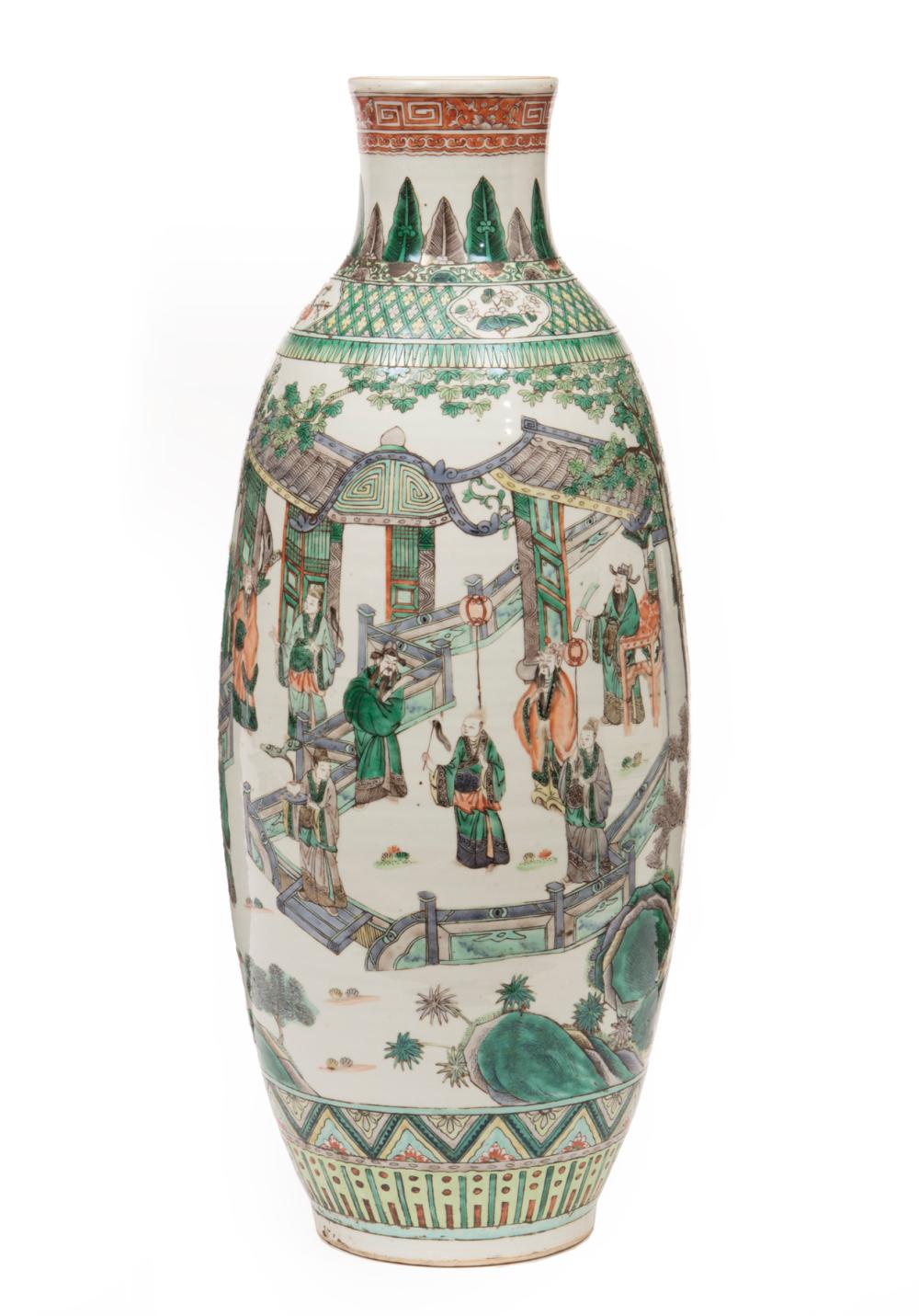 CHINESE FAMILLE VERTE PORCELAIN 2decee