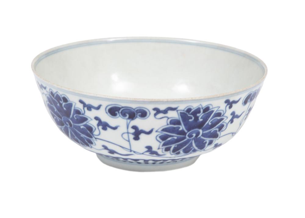 CHINESE BLUE AND WHITE PORCELAIN