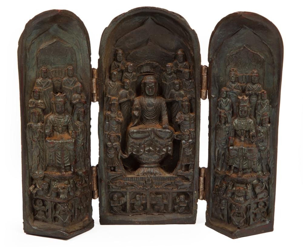 CHINESE MOLDED RESIN PORTABLE BUDDHIST 2decfd