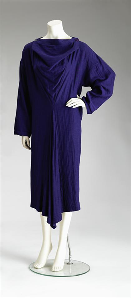 Issey Miyake violet cotton dress