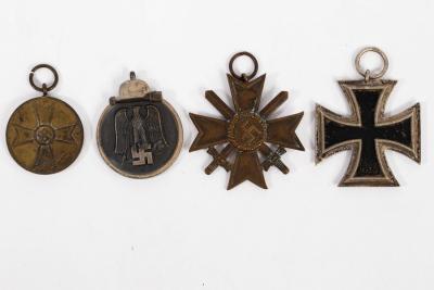 WWII German Medals comprising; Iron