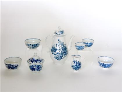 Group of Worcester porcelain Peony 493ef