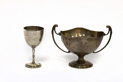 A silver trophy cup, HF & Co.,