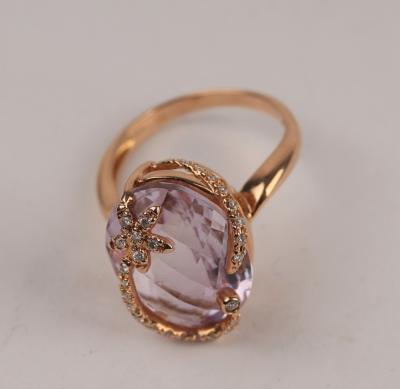 A kunzite and diamond dress ring 2dc8c1