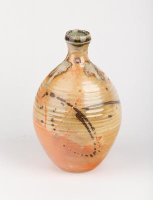 A stoneware bottle vase, Harriet