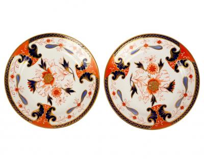 A pair of Swansea dessert plates 2dc8ef