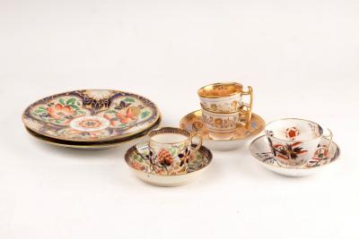 A pair of Coalport Imari pattern