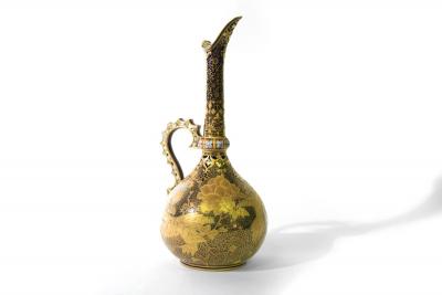 A Derby Crown porcelain ewer with a
