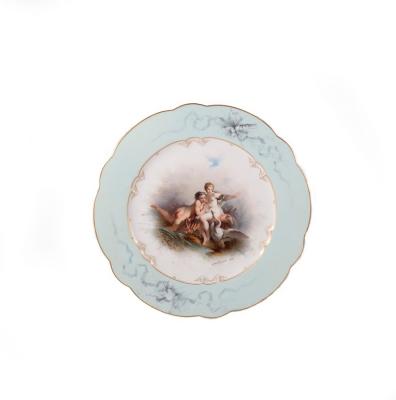 A S vres porcelain plate decorated 2dc919