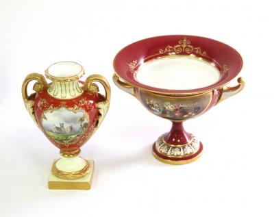 A group of Royal Worcester including
