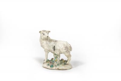 A Derby dry-edge model of a ewe, circa