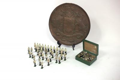 A quantity of Britains figures of the