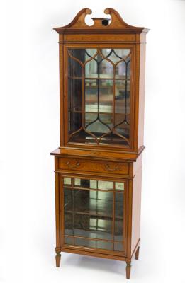 An Edwardian satinwood display 2dca11