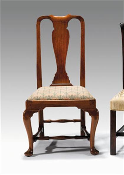 Queen Anne walnut side chair  49435