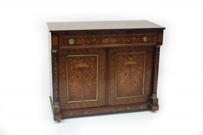 A Dutch marquetry side cabinet  2dca1e