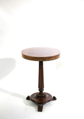 A William IV rosewood occasional table,