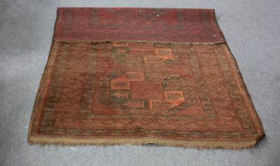 A Turkoman rug with three geometric