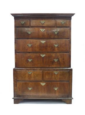 An 18th Century walnut chest on 2dca47