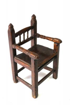 An 18th Century Spanish armchair,