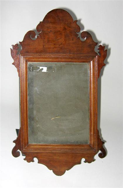 Small Chippendale looking glass