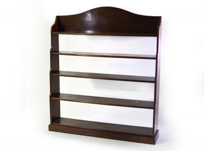 A 19th Century open bookcase, with