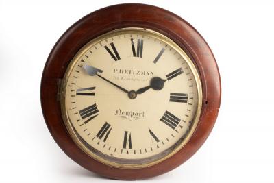 A Victorian mahogany kitchen dial,