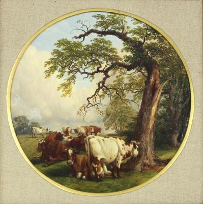 Thomas Baker of Leamington 1809 1869 Cattle signed 2dcb3c